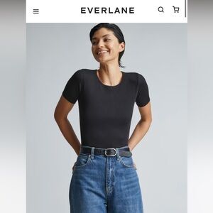 Everlane Luxe Micro-Rib Crew